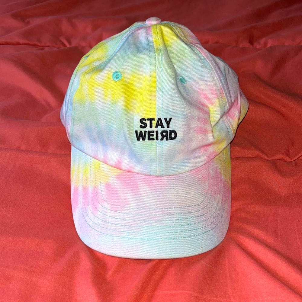 BUNDLE💕Stay Weird Tie Dye Dad Cap/Baseball Cap